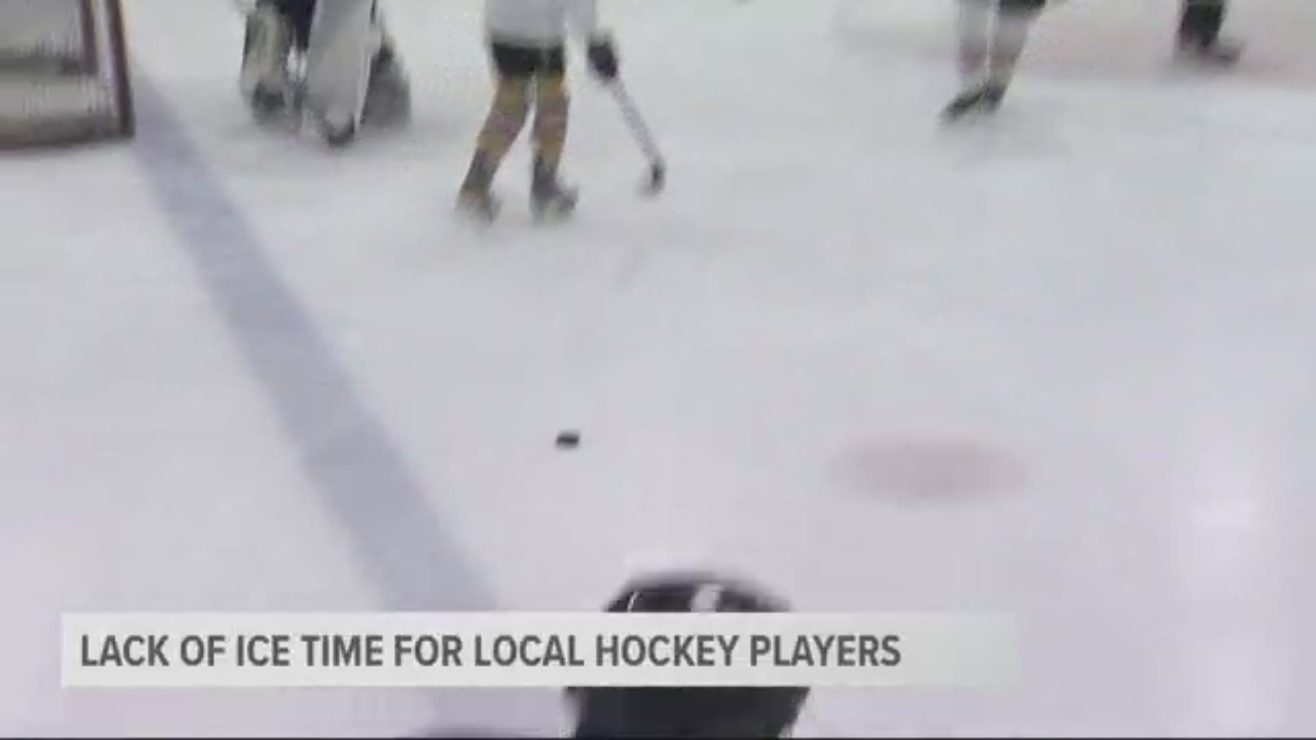 Local hockey players talk about their lack of ice time.
