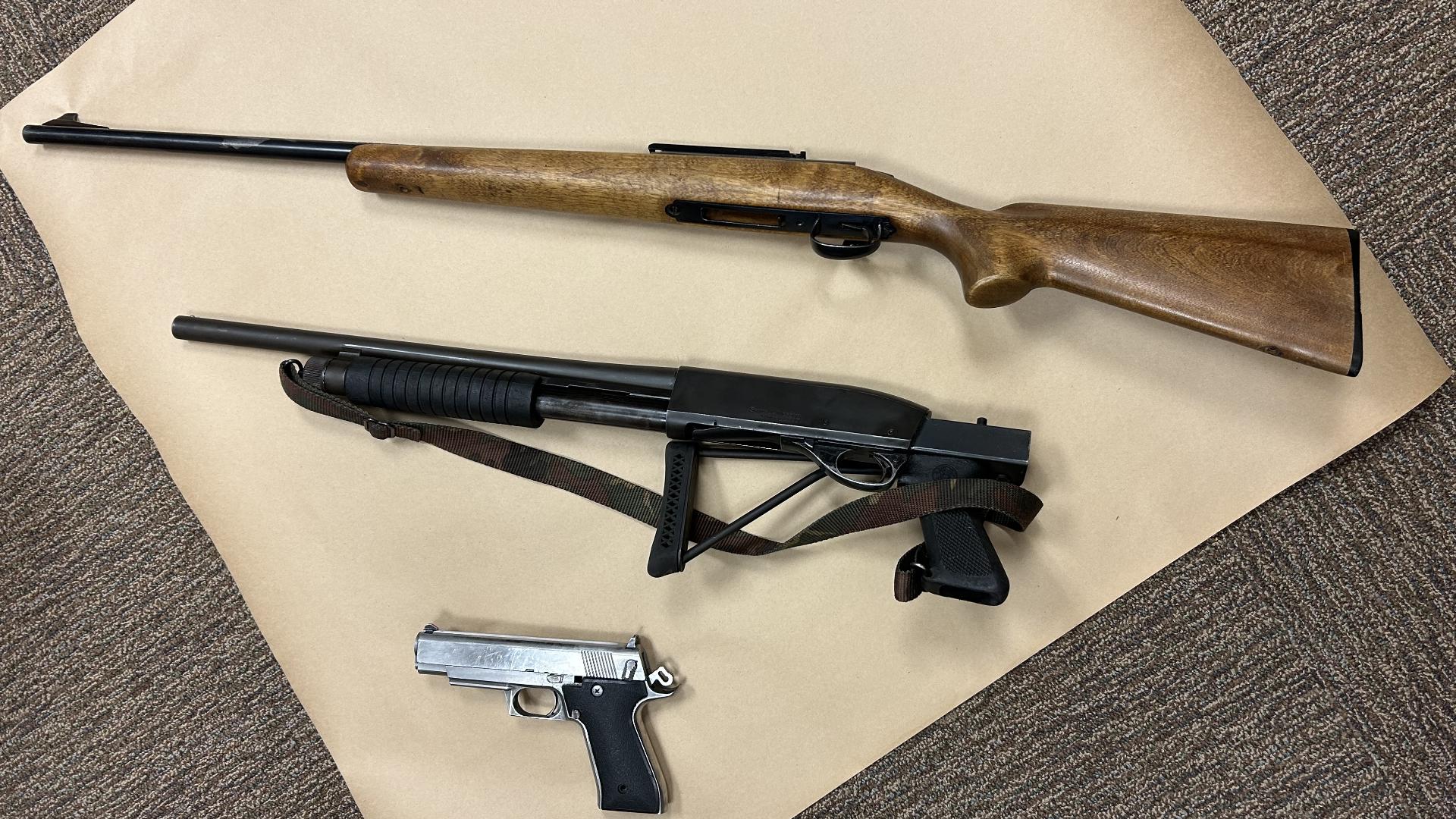 Man arrested for illegally possessing firearms after multi-agency ...