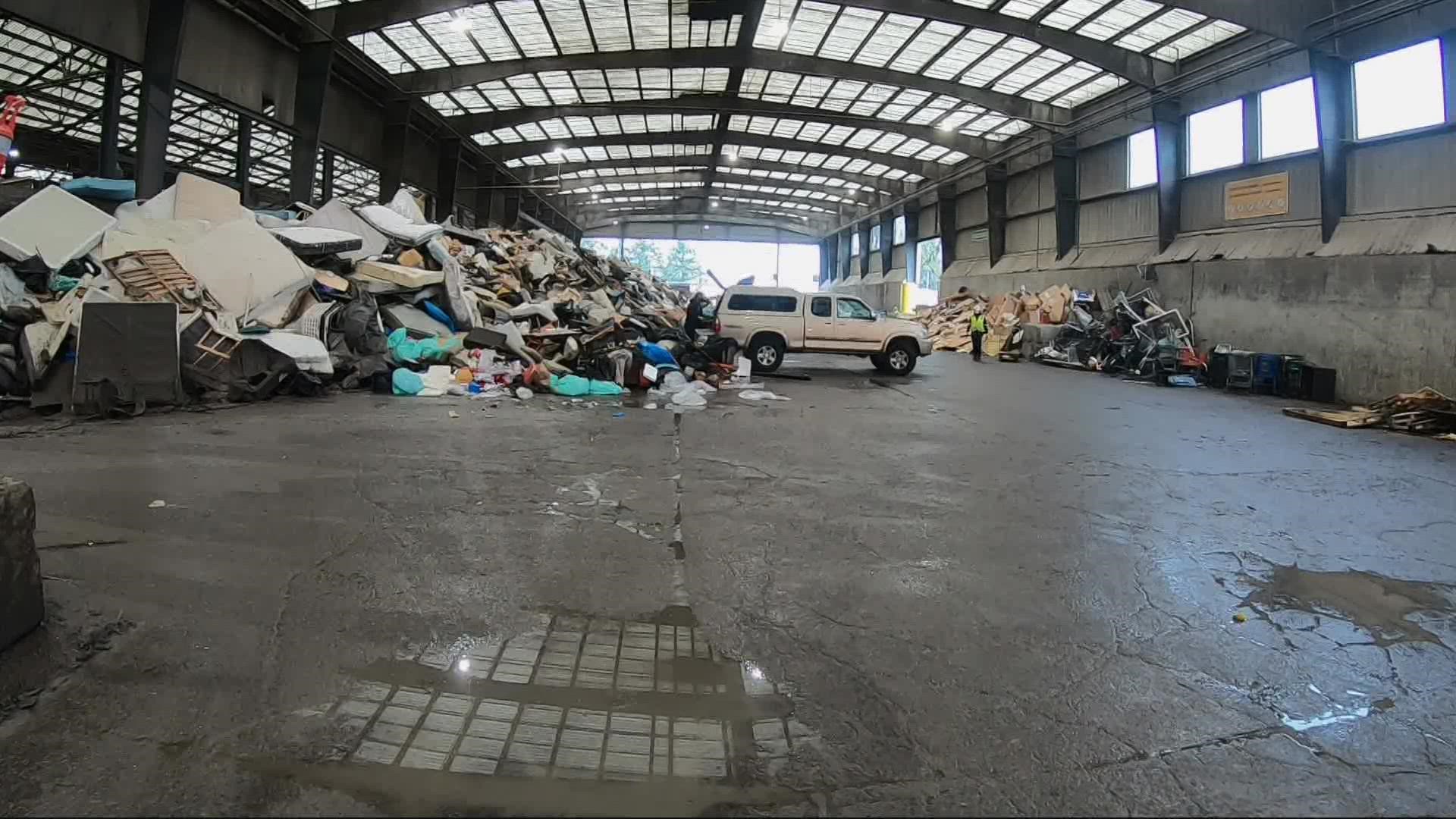 Garbage Is Backing Up At Portland Transfer Stations Kgw