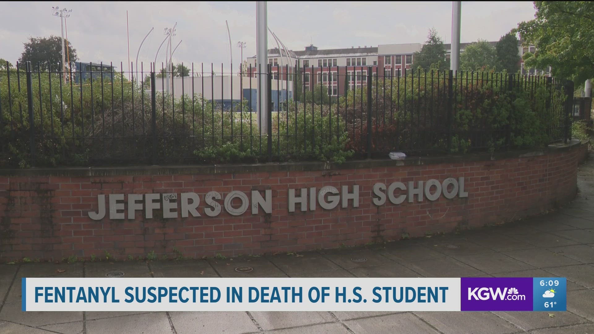 Portland Public Schools told families that a 15-year-old student died on Sunday. Police told KGW they are investigating her suspected fentanyl overdose.