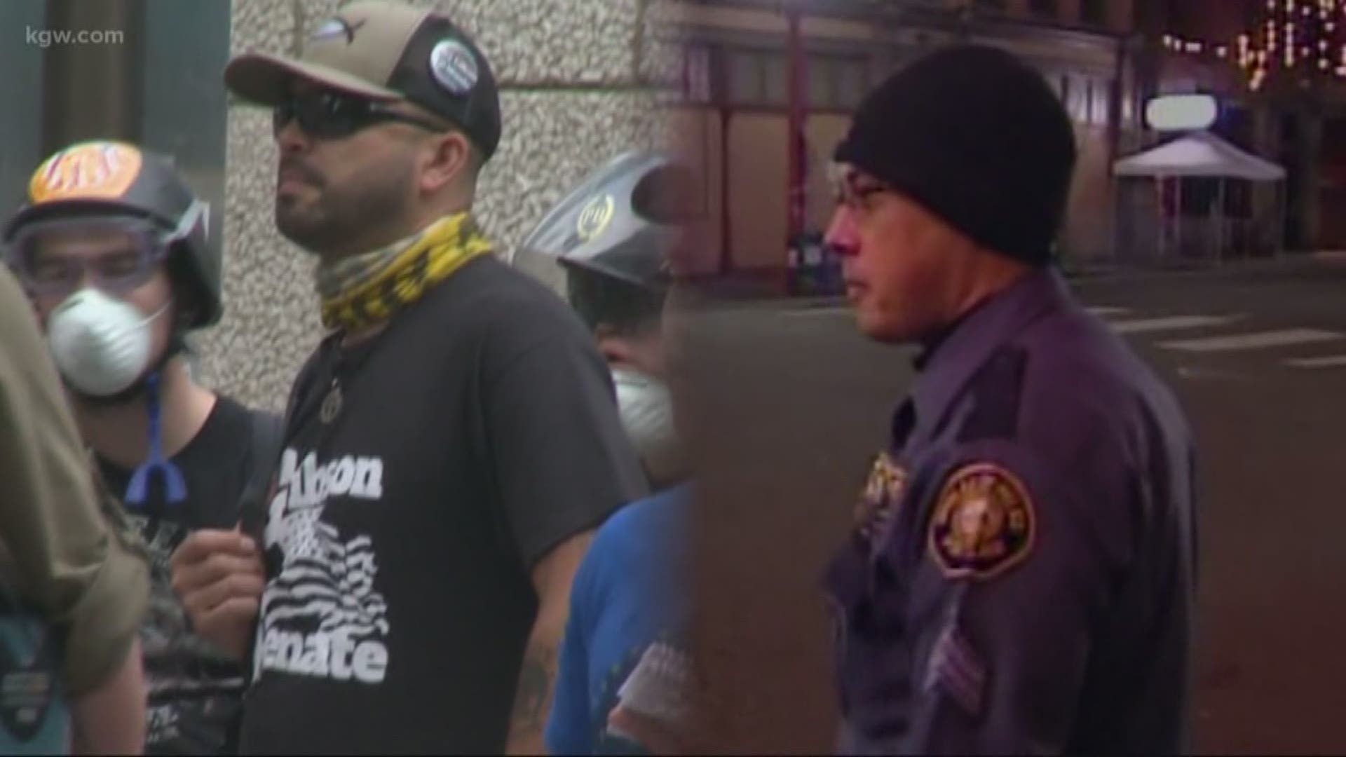 A Portland police Lieutenant under fire for text messages with Patriot Prayer leader Joey Gibson.