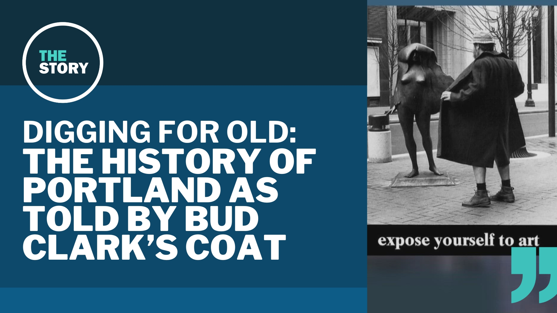 Bud Clark perhaps best personifies Portland's "weird" pedigree. Now his famous coat will play a key role in remembering that legacy.