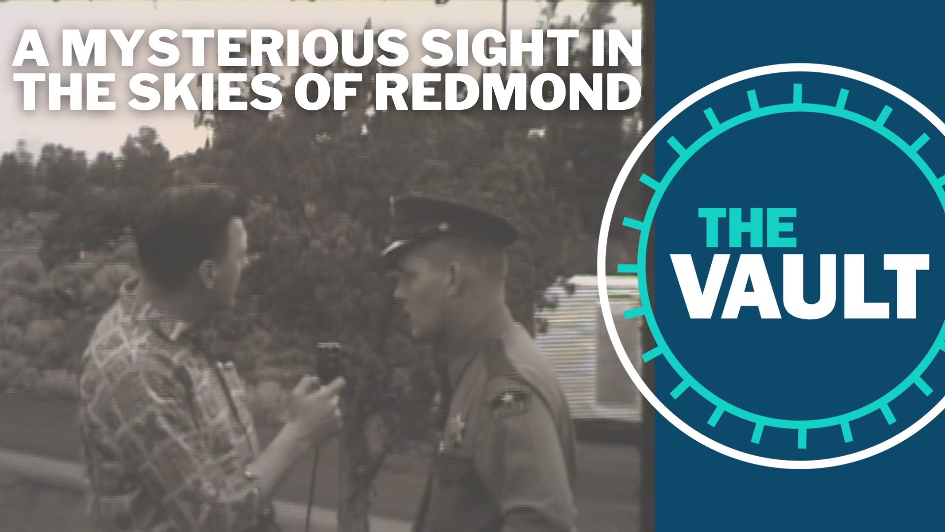 A police officer reported seeing a strange object in the sky near Redmond, reporting it to the military. Fighter jets were scrambled to check it out.