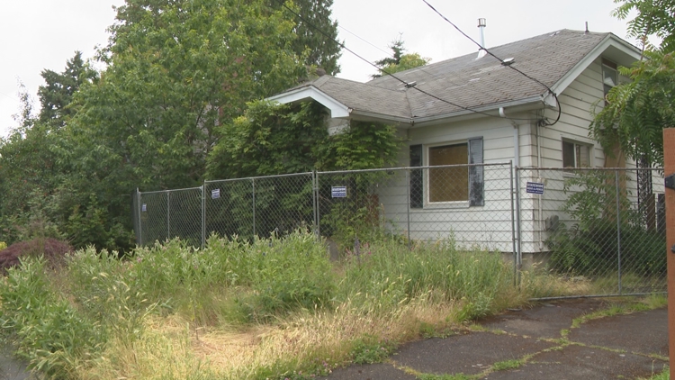 Read North Portland homes bought for redevelopment have become a haven for squatters, neighbors say