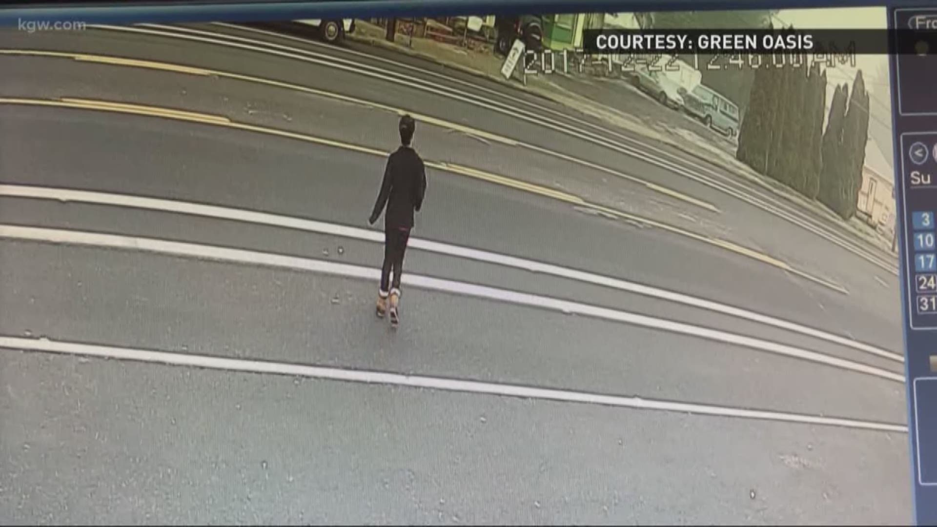 Video cameras show a Northeast Portland woman get critically injured in a hit-and-run