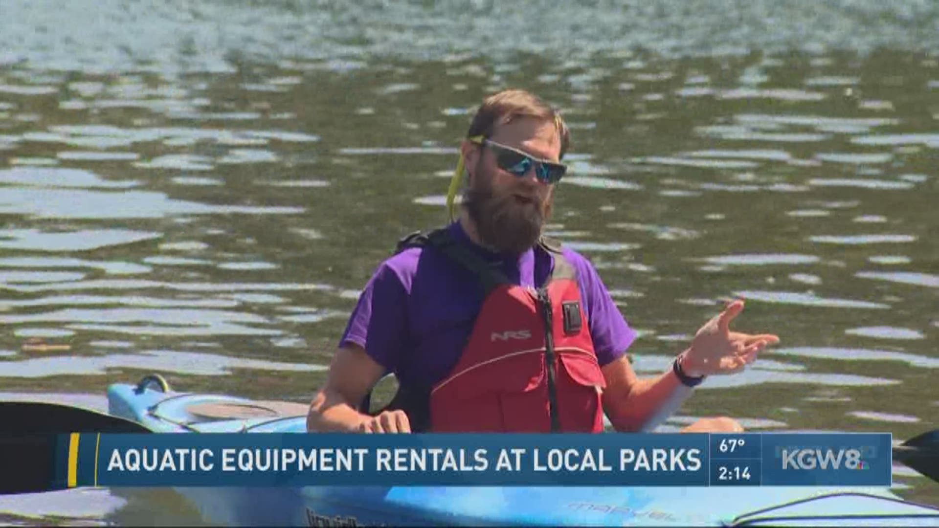 Aquatic equipment rentals at local parks