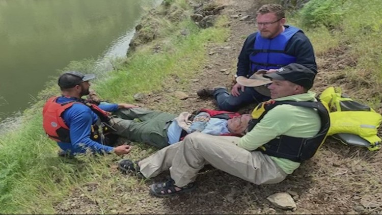 80-year-old La Grande hiker rescued by Idaho boy scout after 60-foot fall