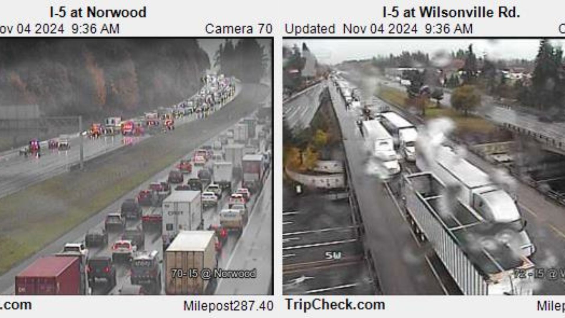 I-5 northbound lanes reopen near Wilsonville after crash | kgw.com