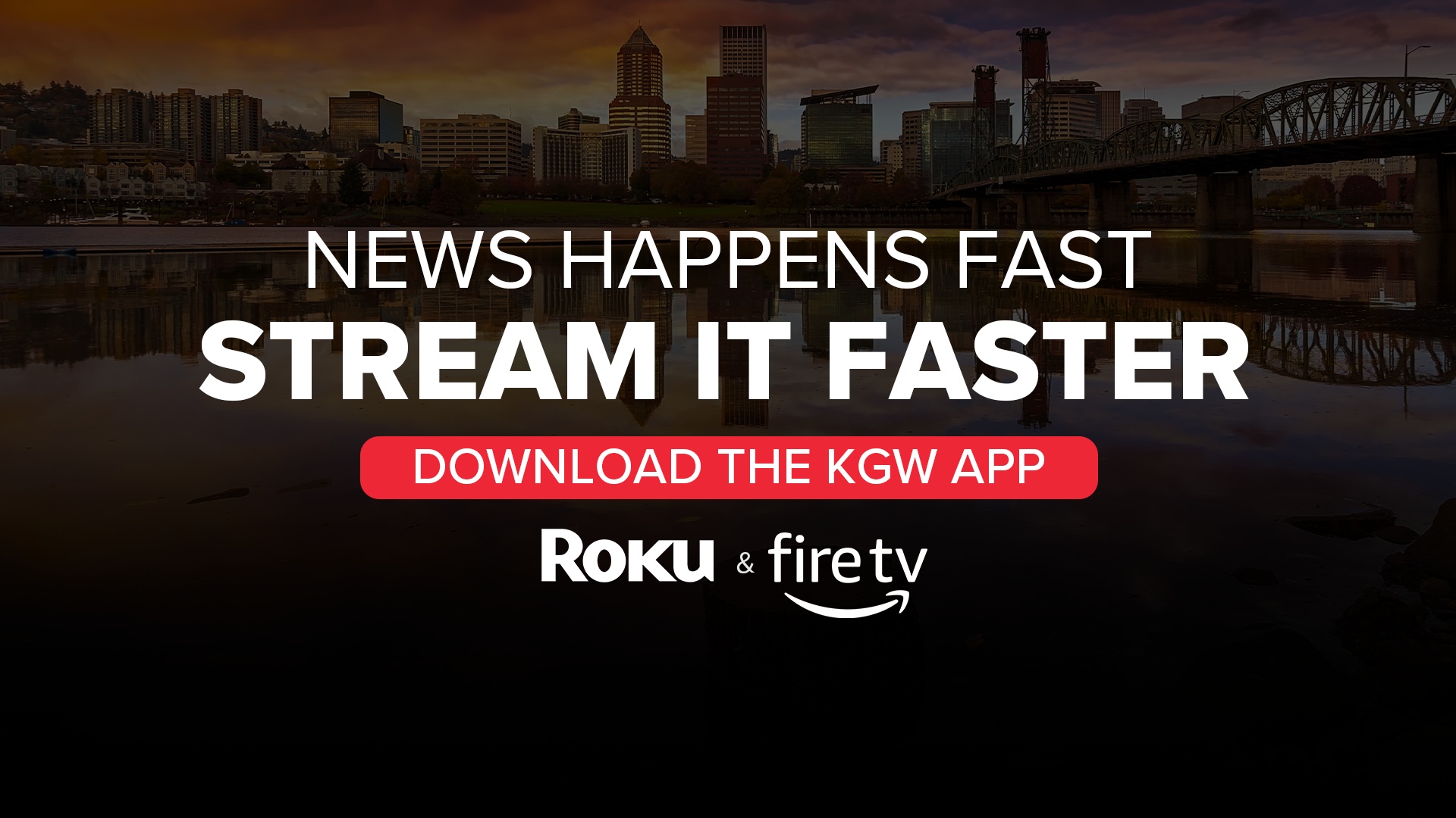 Watching KGW live and on-demand is easier than ever with the KGW app for Amazon Fire TV!