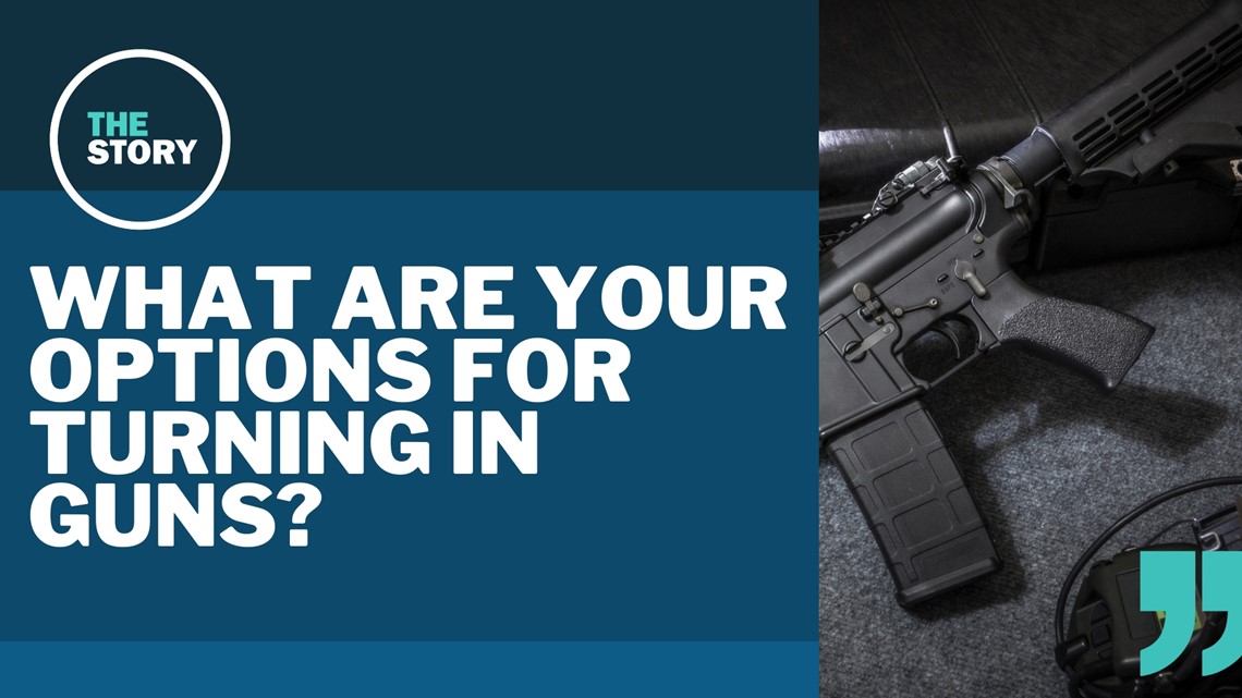 What are your options if you want to get rid of your guns?