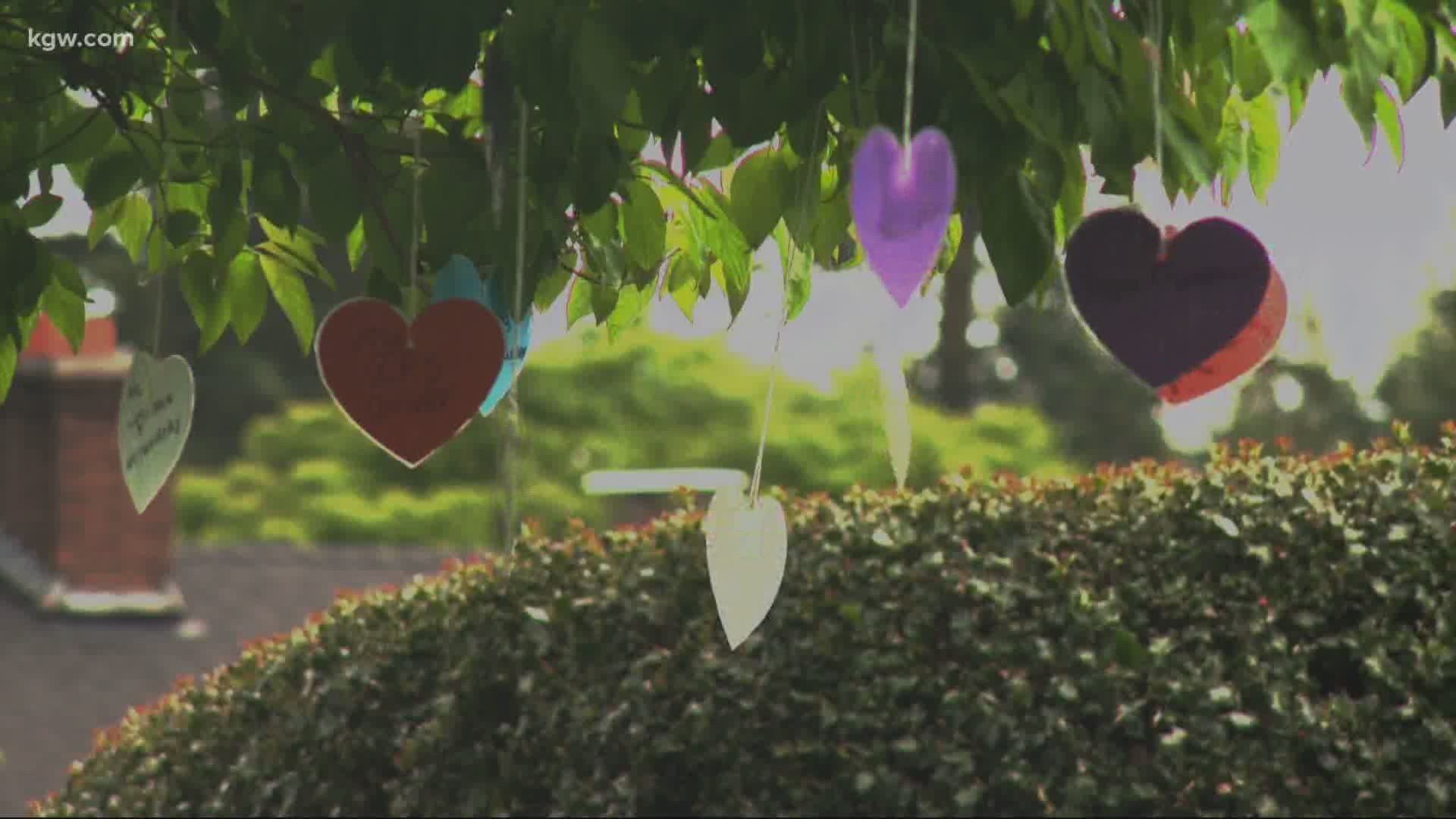 A “Gratitude Tree” in Southwest Portland is bringing people happiness.