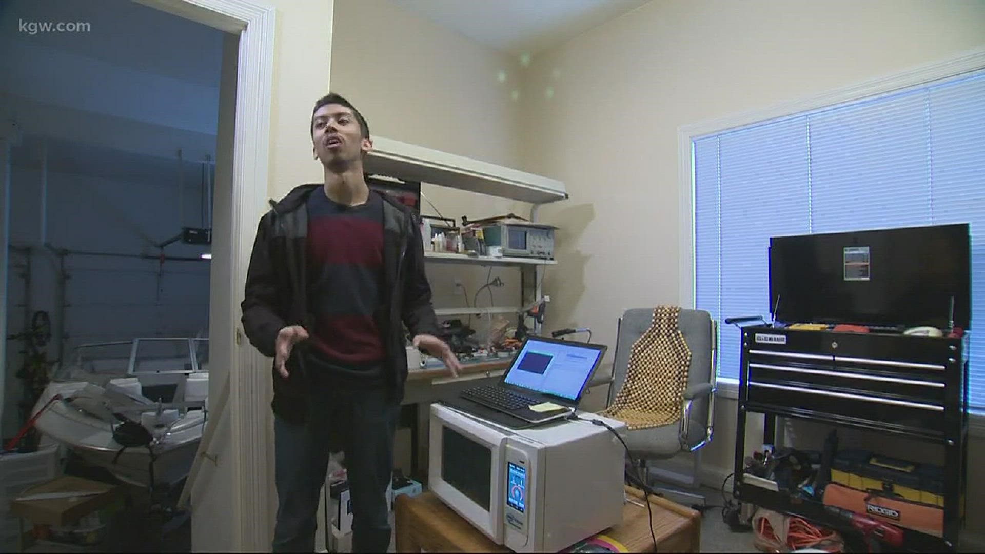 A local teen's invention won big in a science competition.