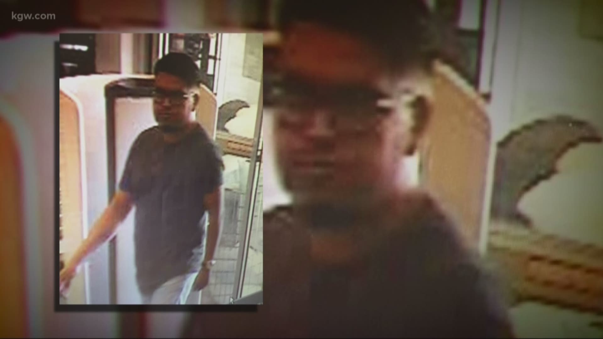 A man took up-skirt photos of a woman in Beaverton. Police are trying the find the suspect.