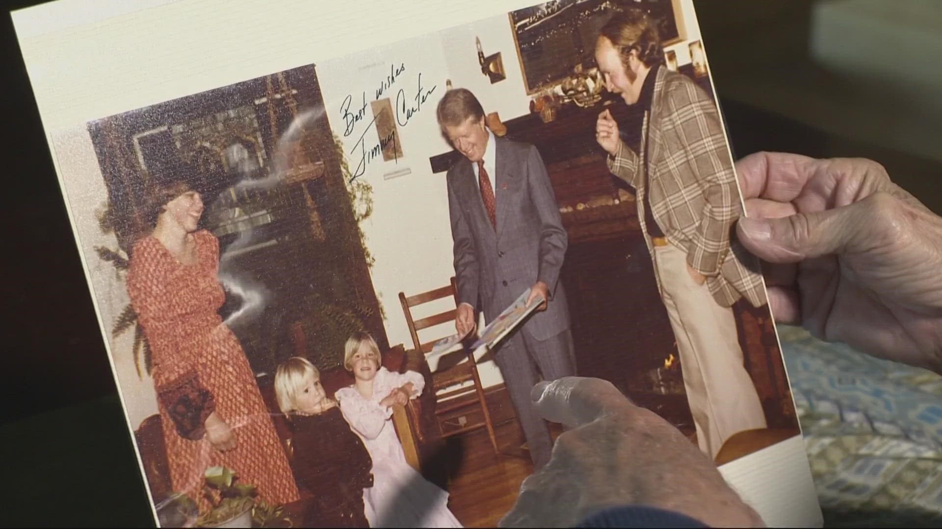 As former President Jimmy Carter receives hospice care, a Portland couple remembers the time he was their house guest during a presidential visit.