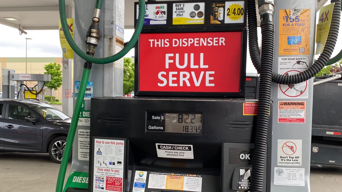 Oregon's largest union wants to roll back selfserve gas