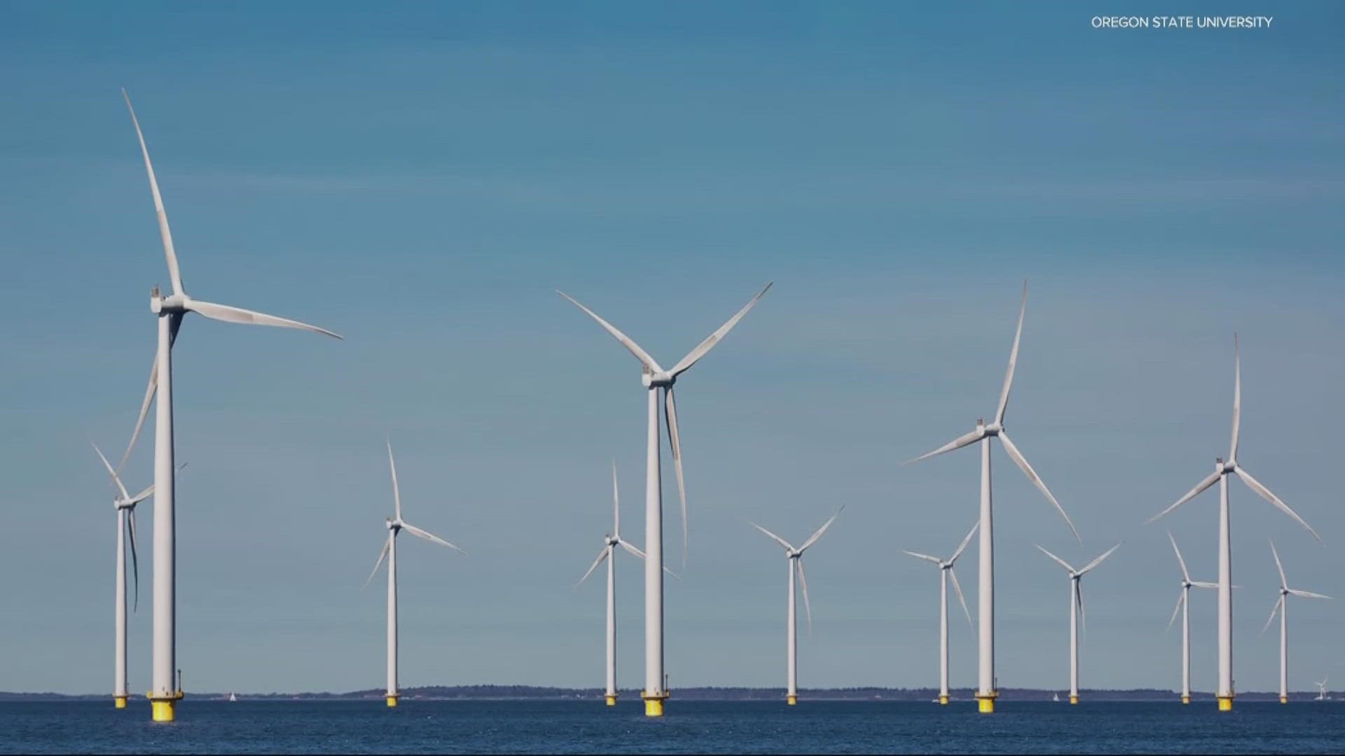 Industry leaders say offshore wind development will be a key piece of the puzzle for Oregon to hit 100% renewable energy production in the future.
