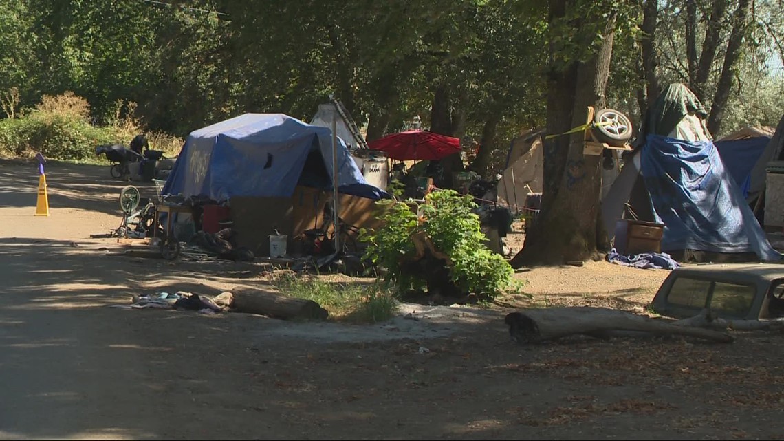 Homeless campers in North Portland say the city has failed them