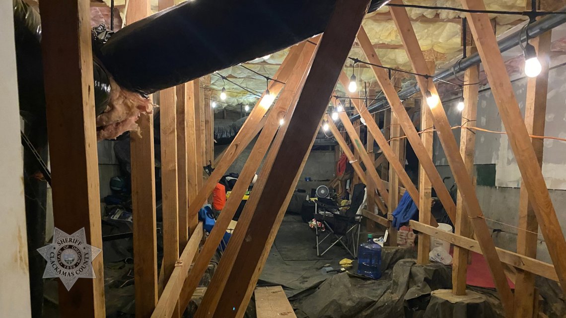 Beniamin Bucur, 41, was caught "phrogging" back in September, having made a comfortable place in a family's crawlspace, complete with TVs and gaming consoles.
