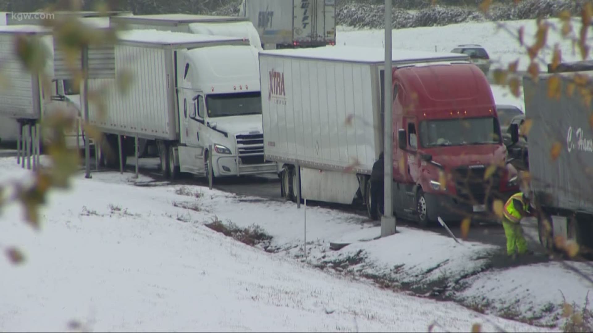 I-5 reopened on Wednesday in Southern Oregon after a "bomb cyclone" unleashed blizzard-like conditions in Southern Oregon and Northern California.