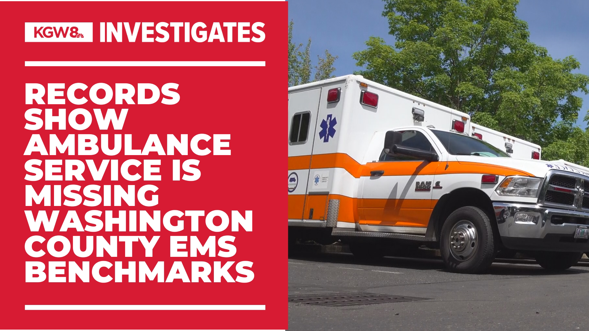Both the county and Metro West Ambulance say modernization has been in progress for years. At the same time, Metro West isn't meeting county standards.