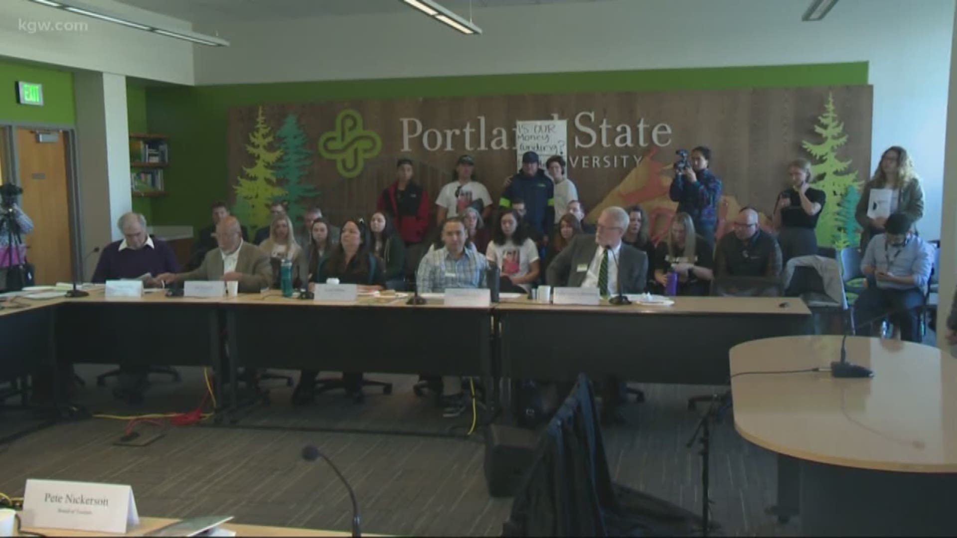 Portland State University will keep armed campus police officers. The announcement came during a meeting of the PSU Board of Trustees on Thursday morning.
