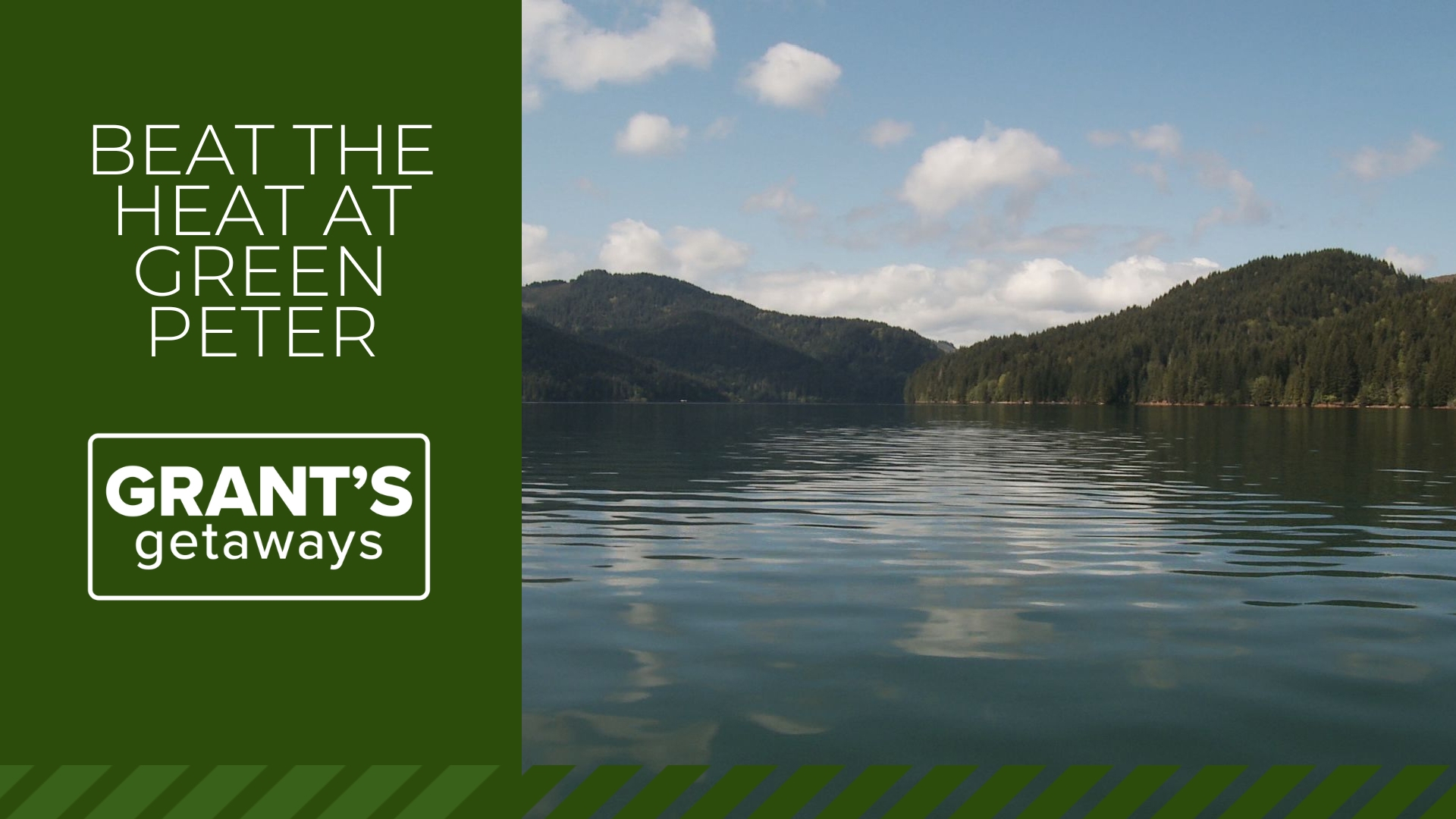 Boating and camping adventures are easy to find at Oregon's Green Peter Lake in the Cascade Mountain foothills.