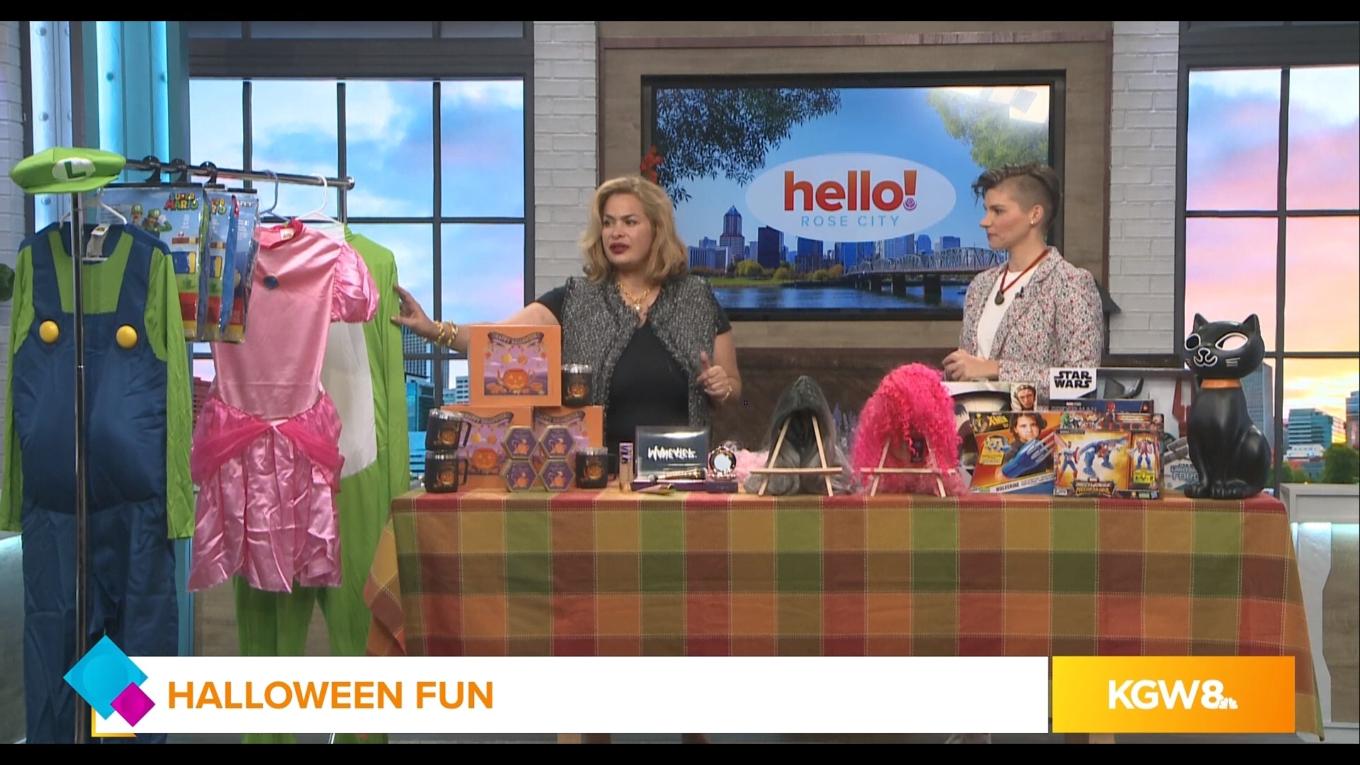 From costumes and wigs, to decorations and other treats, lifestyle blogger Kathy Copcutt has ideas for everyone