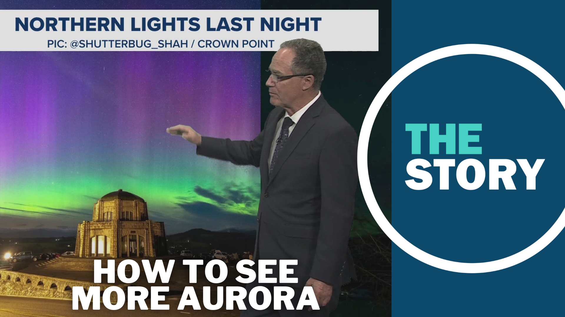 The Northern Lights made an appearance over Oregon last night, but KGW chief meteorologist Matt Zaffino says you'll have another chance to see them tonight.