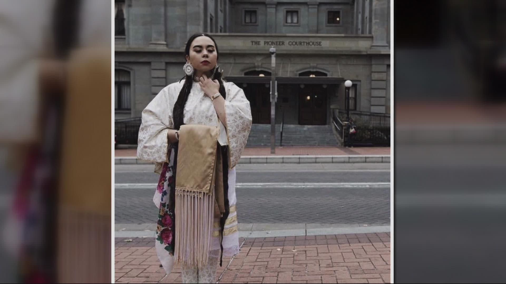 A member of the Confederate Tribes of Grand Ronde had her Native regalia stolen in Salem. She says she's heartbroken and is pleading for it to be returned.