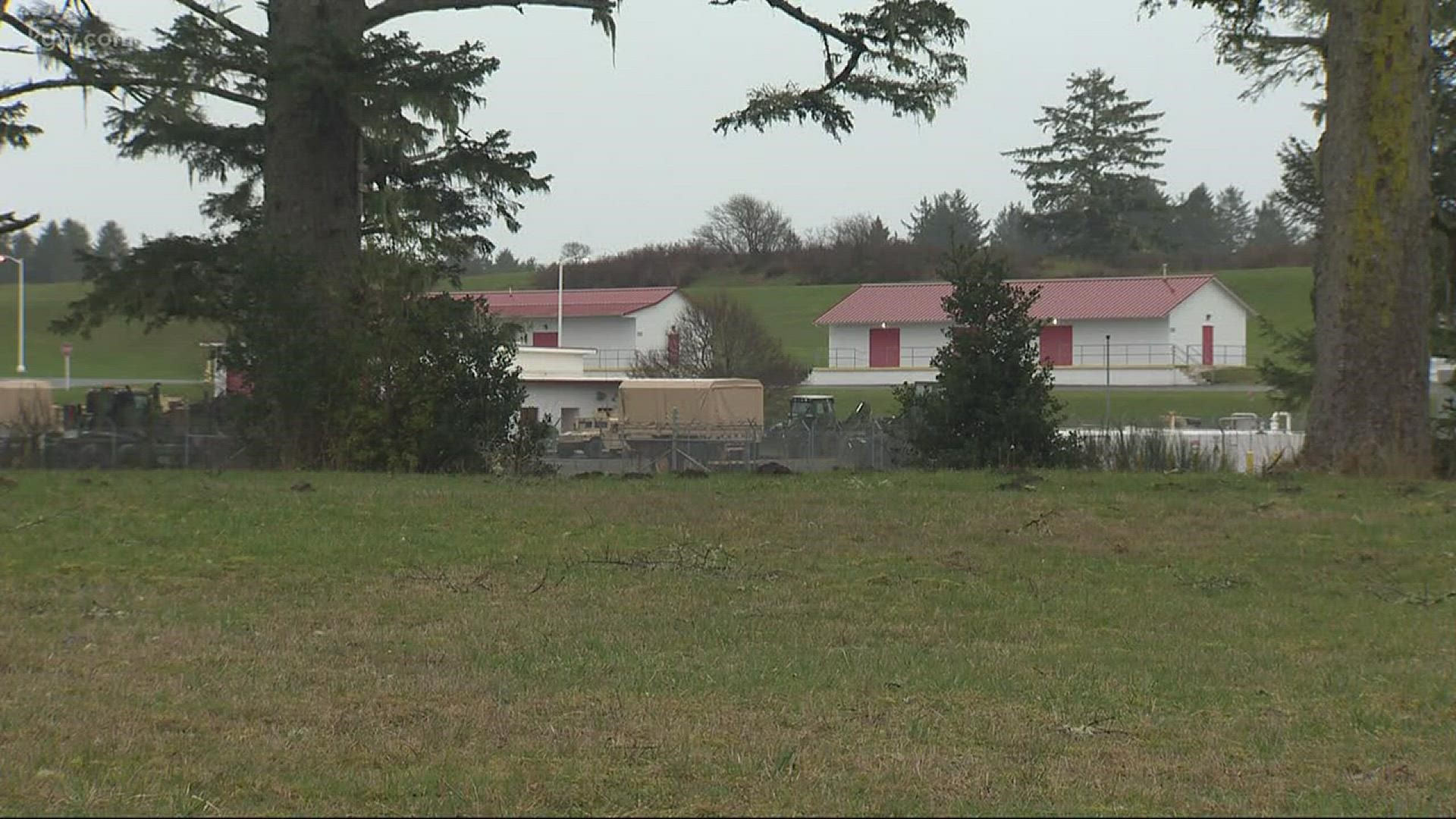 A soldier died in an accidental shooting at Camp Rilea.