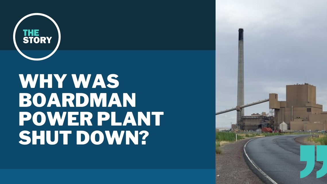 Why was Oregon's last coal-fired power plant shut down?