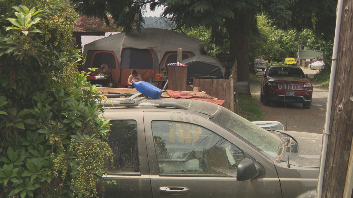 Neighbors of Southeast Portland property say it's been host to a disruptive homeless camp for more than a year