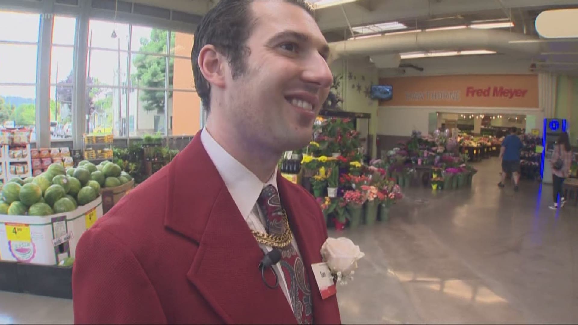 In this week's Those Who Serve, Pat Dooris re-introduces us to Sam Sherer, a greeter at the SE Hawthorne Fred Meyer. After seeing our first story, his community created a GoFundMe account to help this sharp dresser go to fashion school.