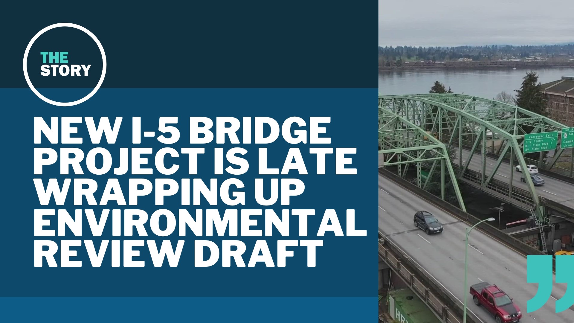 The federal review process is taking longer than originally expected, potentially pushing back the construction timeline. But tolling on the old bridge may go ahead.