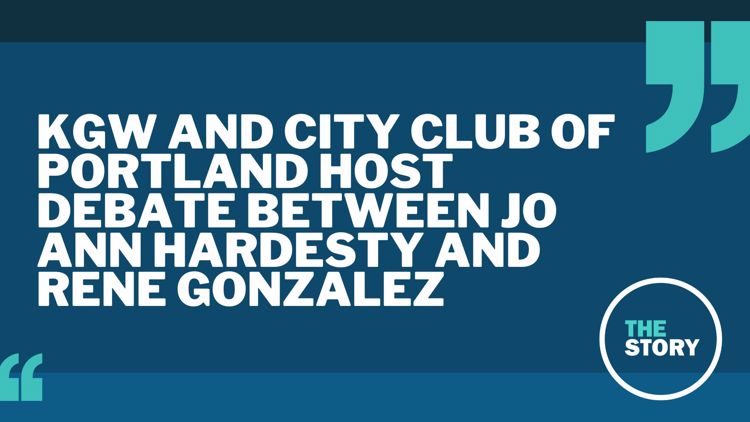 KGW and the City Club of Portland host debate between Jo Ann Hardesty and Rene Gonzalez