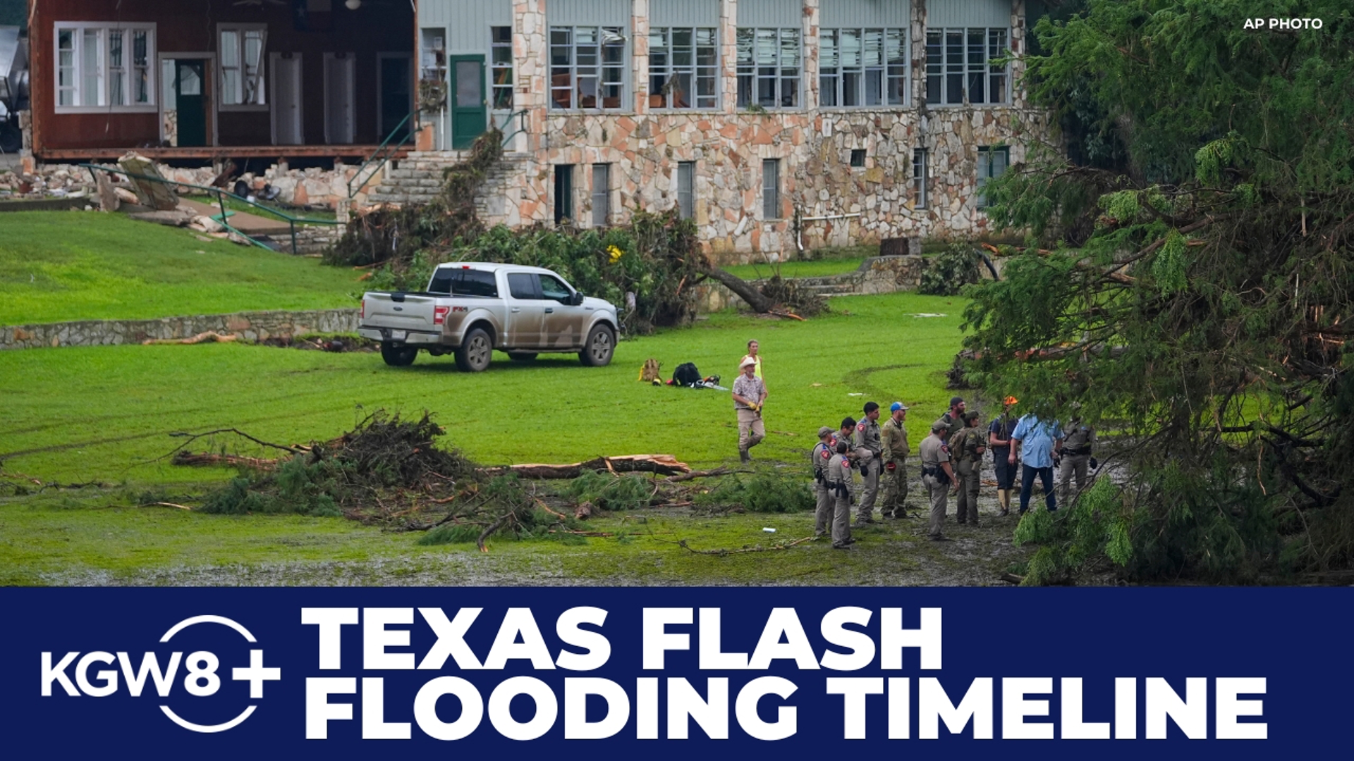 Timeline of flash flooding in Texas | KGW+ Weather | kgw.com