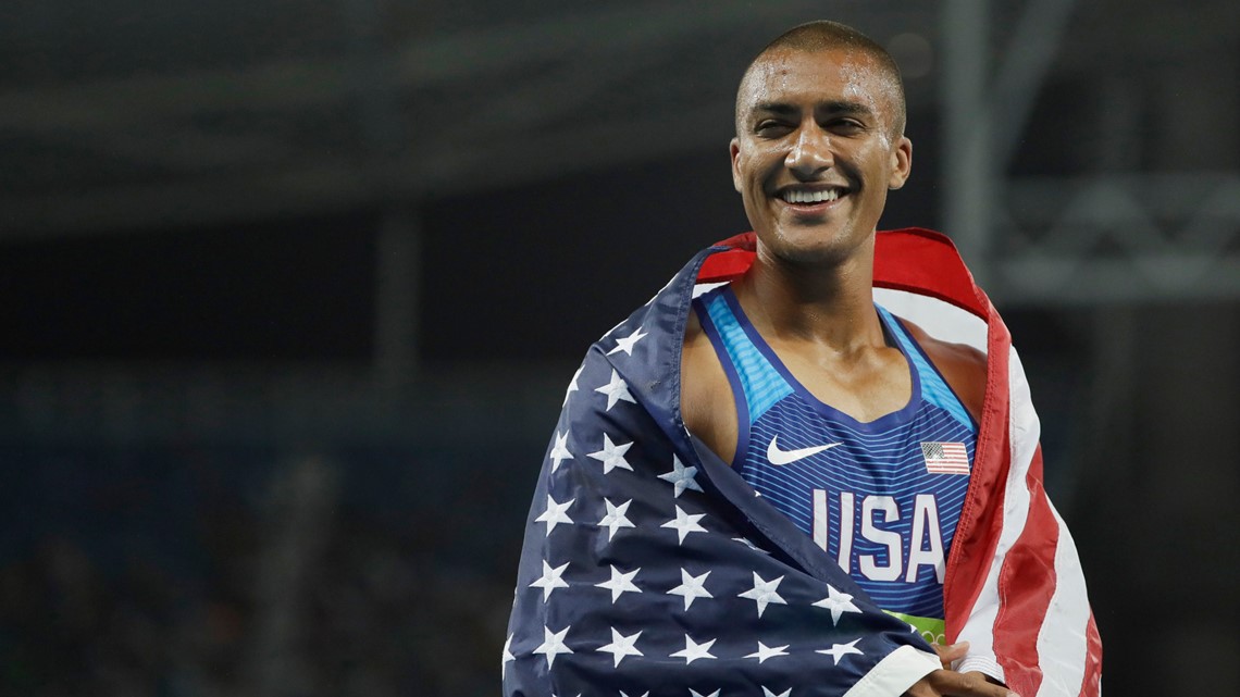  ASHTON EATON USA OLYMPIC DECATHLON 8X10 SPORTS ACTION PHOTO  (S) : Sports Fan Photographs : Sports & Outdoors