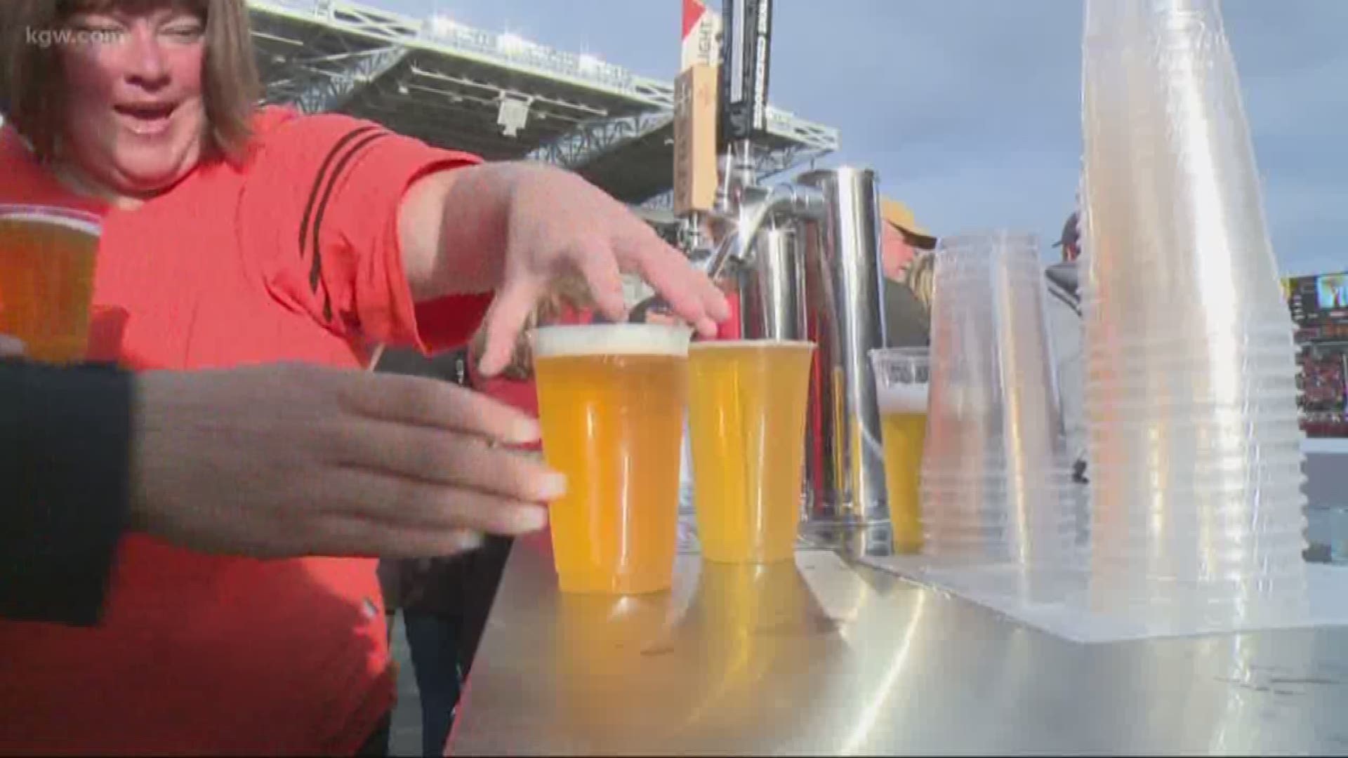 Alcohol sales at OSU football games exceeded $700,000.