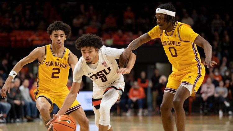 Oregon State men come up short against Arizona State 74-69