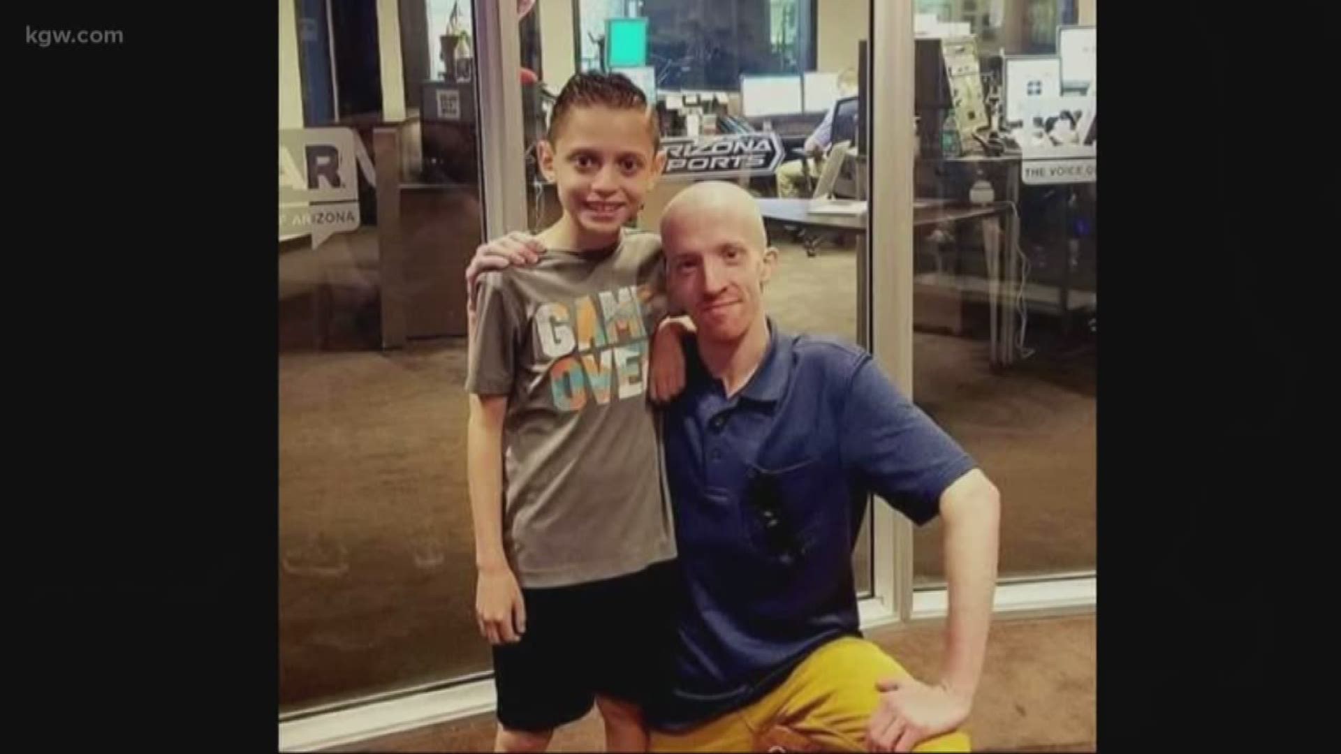 After hearing about a boy in Arizona who has an inoperable brain tumor, a Eugene man decided to do what he could to help. The two were once total strangers, but are now forever friends.