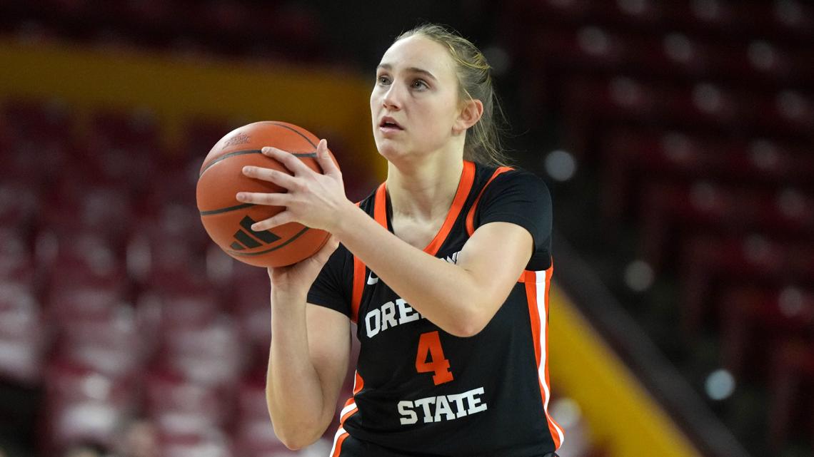 Former Corbett High star Ally Schimel helps Oregon State women reach WCC Tournament title game