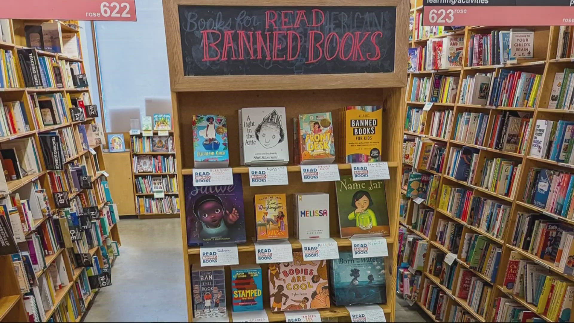 As part of Banned Books Week, Powell's Books is donating a portion of sales to help fund ongoing lawsuits against book ban laws.