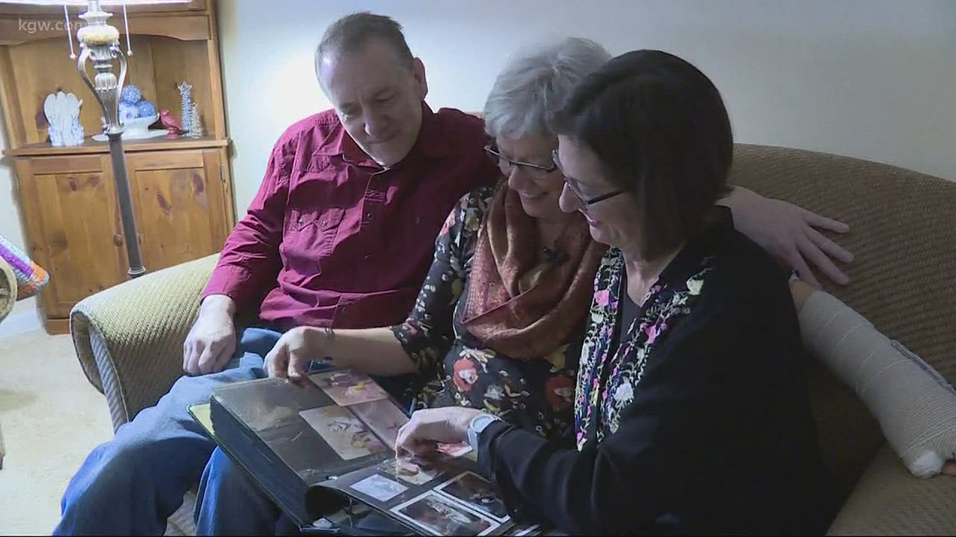 Family celebrates first Christmas together