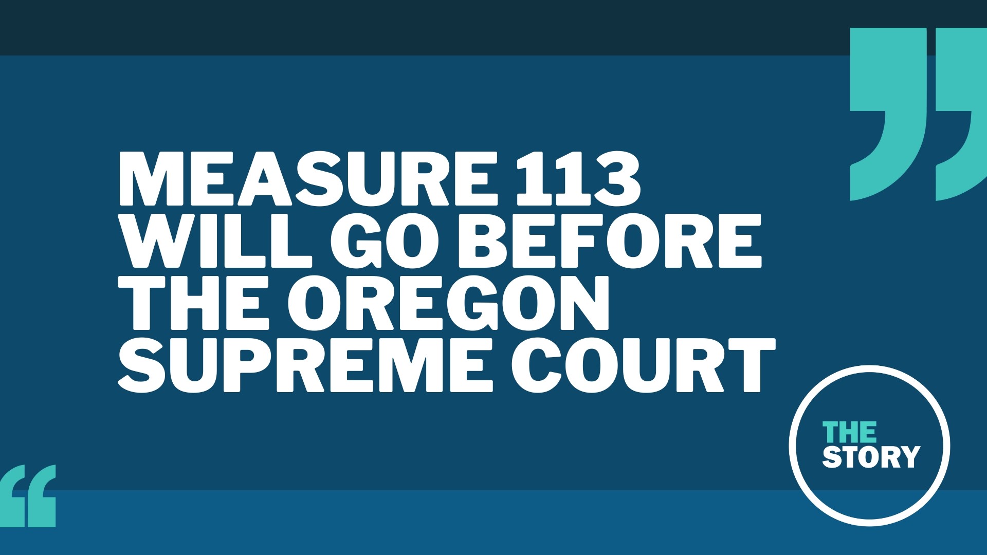 Oregonians overwhelmingly supported Measure 113, which was meant to prevent legislative walkouts. Republicans have challenged it in court.
