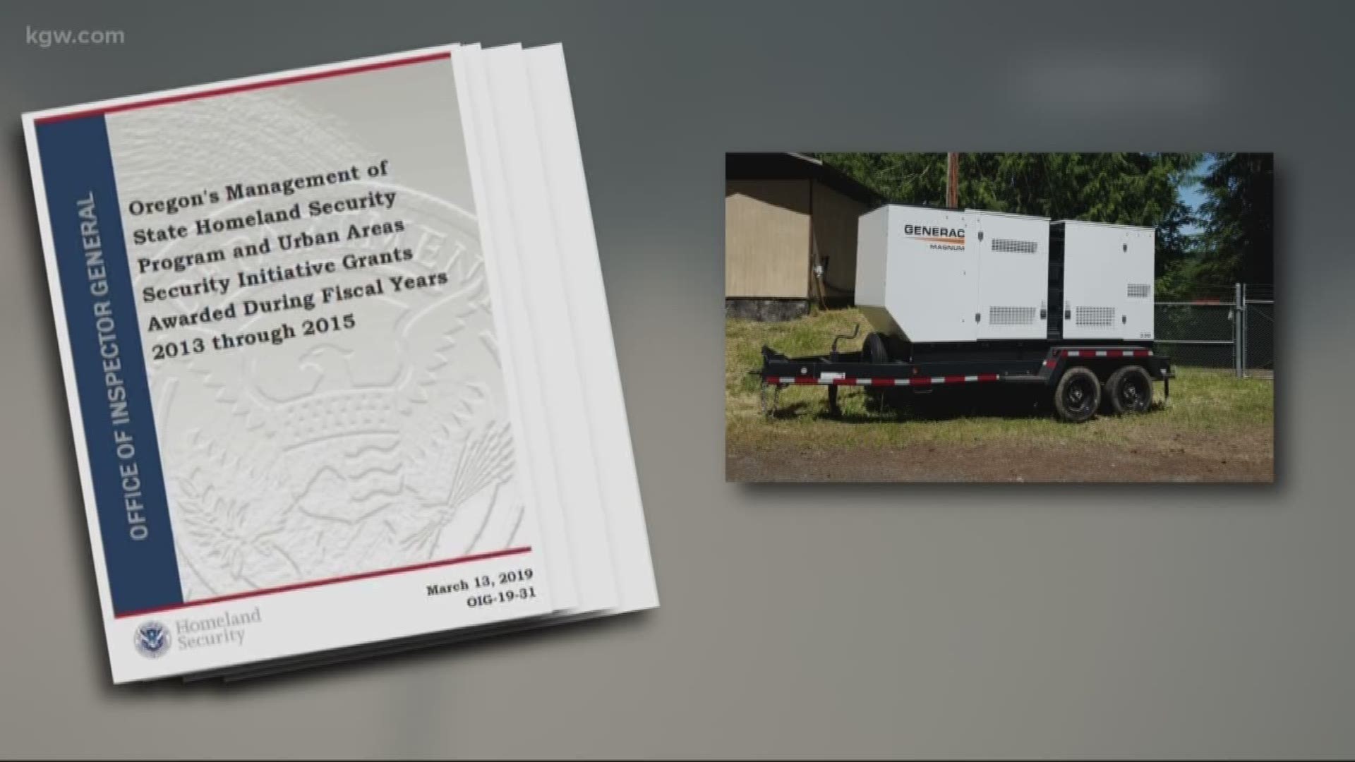 The feds say a $130,000 emergency generator for Oregon disaster response didn’t work.