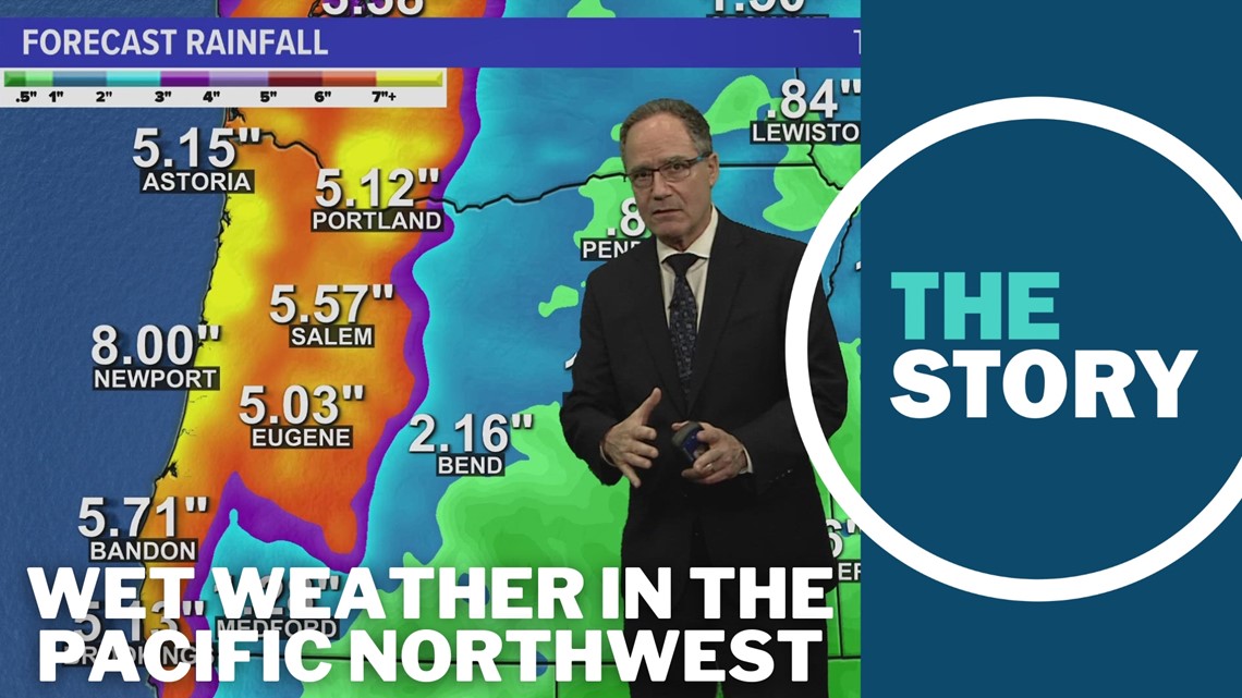 An atmospheric river runs through us: Wet weather hits the Pacific ...