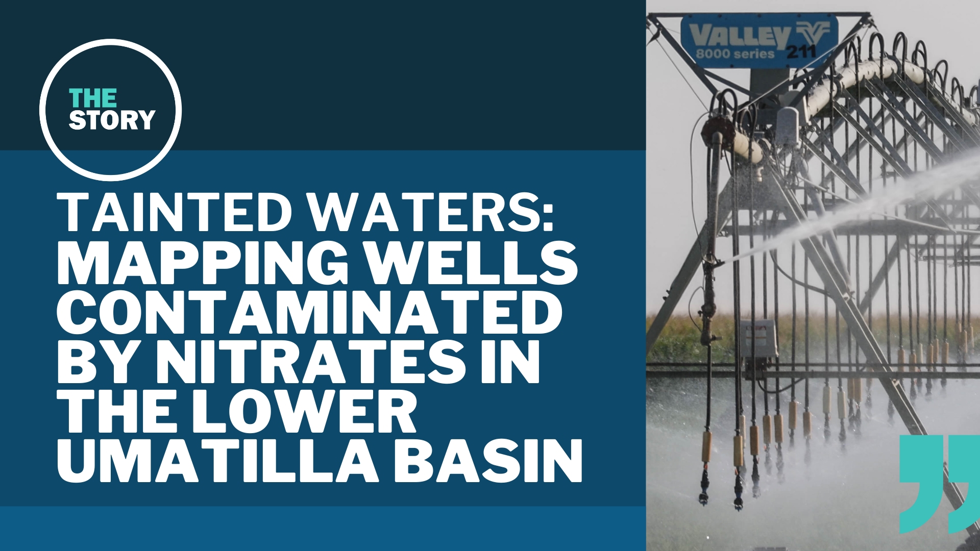 Many residential wells in Umatilla and Morrow counties tap into an aquifer contaminated with nitrates, a potentially harmful byproduct of agricultural activity.