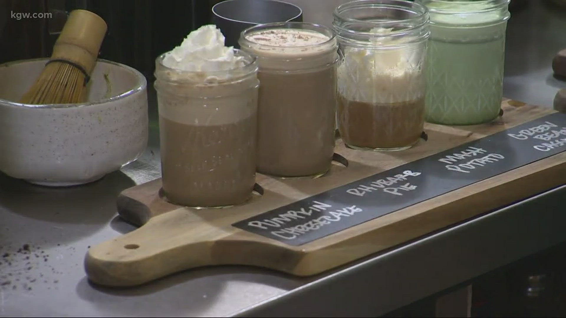 Pines Coffee in Vancouver is offering special holiday flavors.