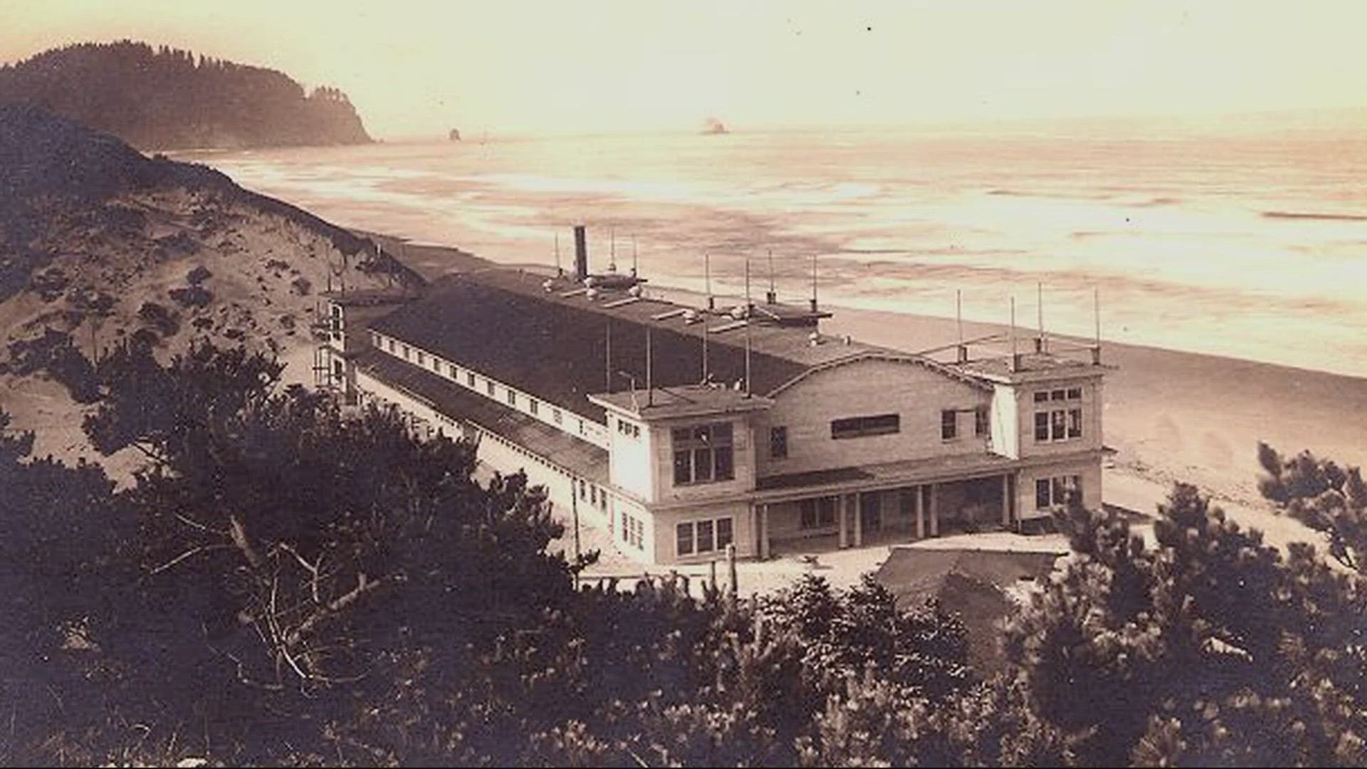 Bayocean was a community built in the early 1900s and was coined "the Atlantic City of the West."