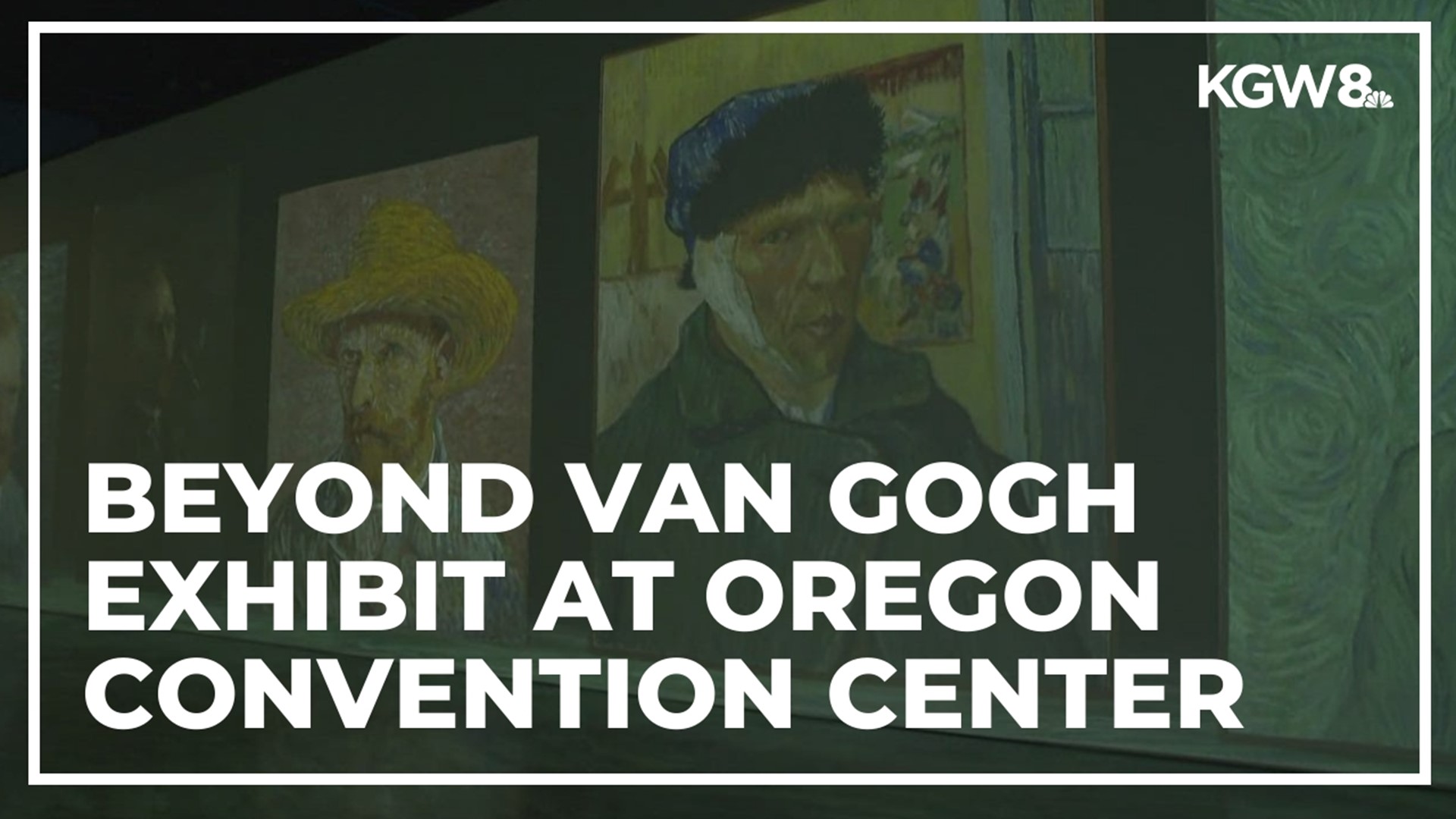 The new art exhibit opening Nov. 19 at the Oregon Convention Center is called "Beyond Van Gogh." Guests can immerse themselves in the artist's most famous paintings.